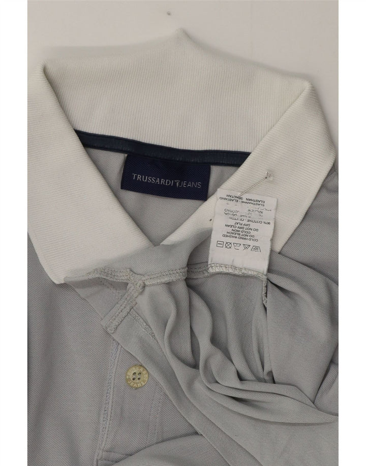 Polo Trussardi Hombre XL Algodón Gris