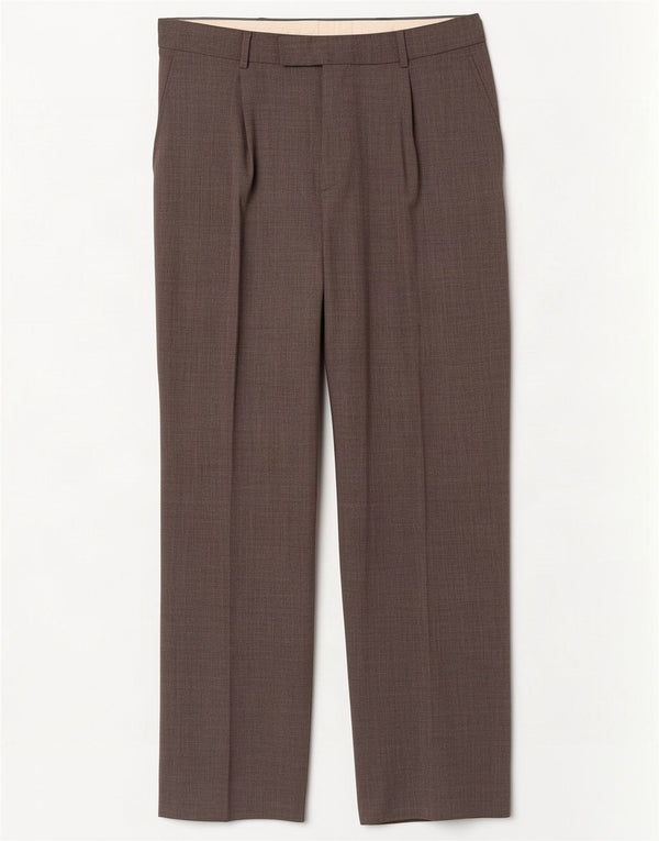 Hugo Boss Pantalón de traje recto para hombre IT 52 XL W36 L33 Gris