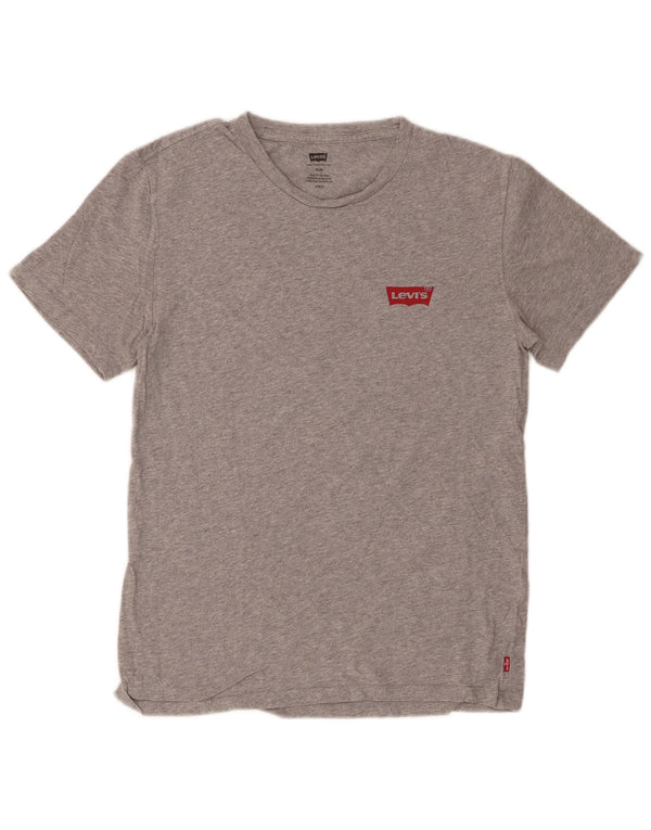 LEVI'S Camiseta ajustada para hombre Top pequeño gris moteado