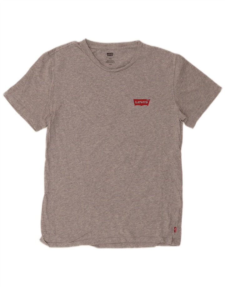 LEVI'S Camiseta ajustada para hombre Top pequeño gris moteado