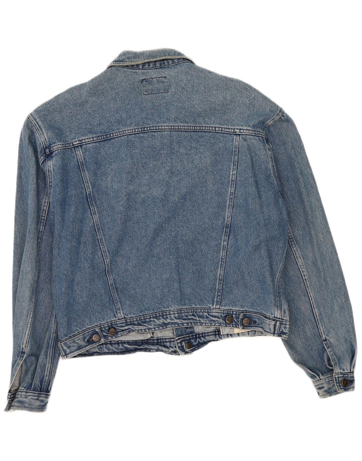 Trussardi Chaqueta Vaquera Extragrande Mujer UK 40 XL Algodón Azul