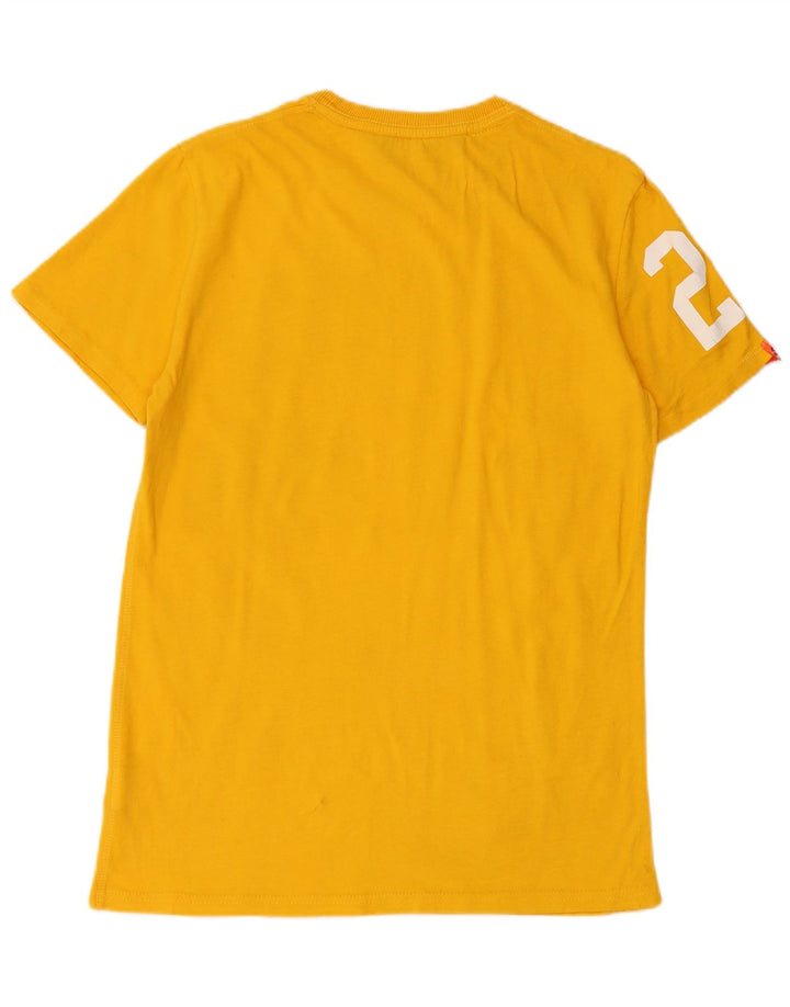 Superdry Camiseta Gráfica De Algodón Amarillo Medio Para Hombre