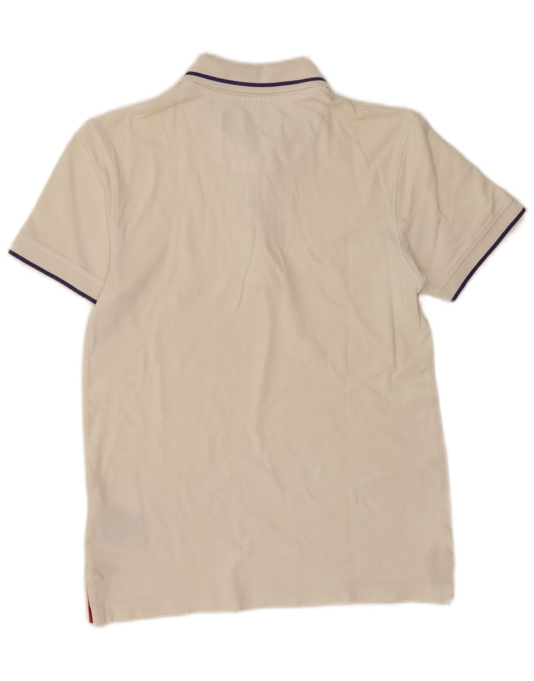Refrigue Polo Hombre Pequeño Algodón Blanco
