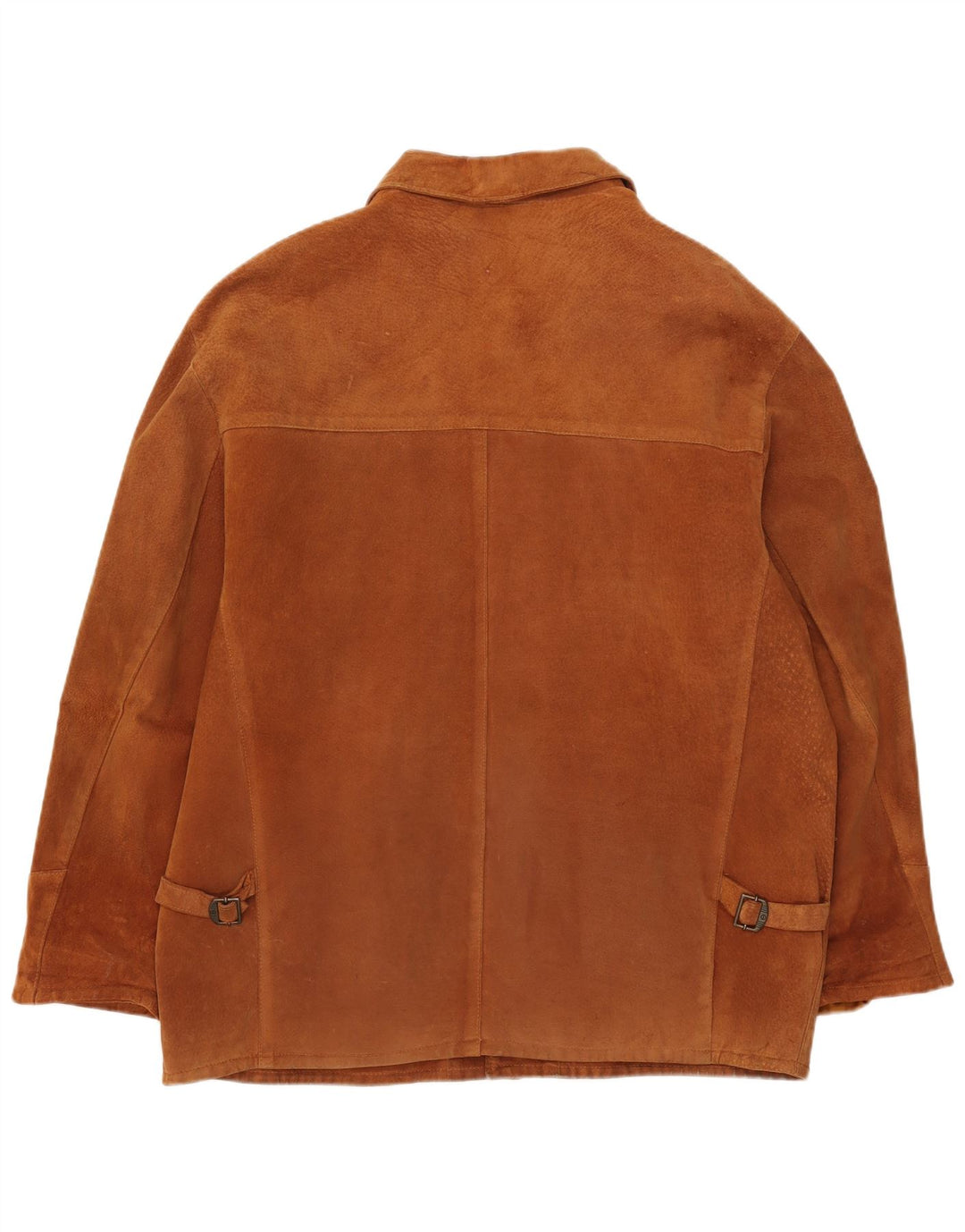 Chaqueta de ante vintage para hombre Reino Unido 42 XL Marrón