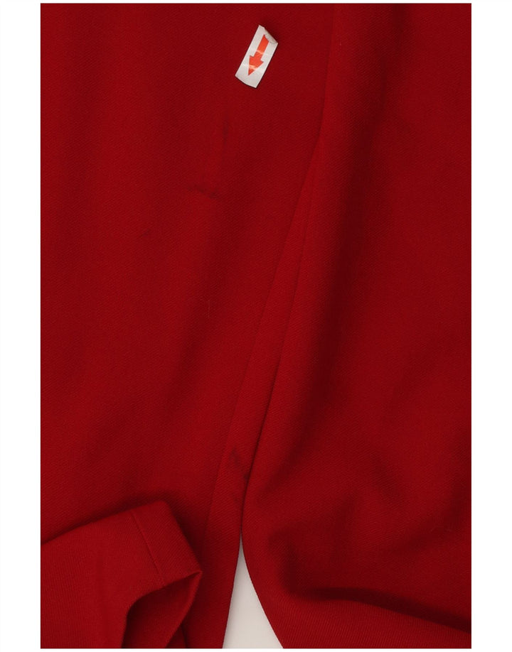 Zara Mujer Pantalones Cortos Pegged Grande W32 L25 Poliéster Rojo