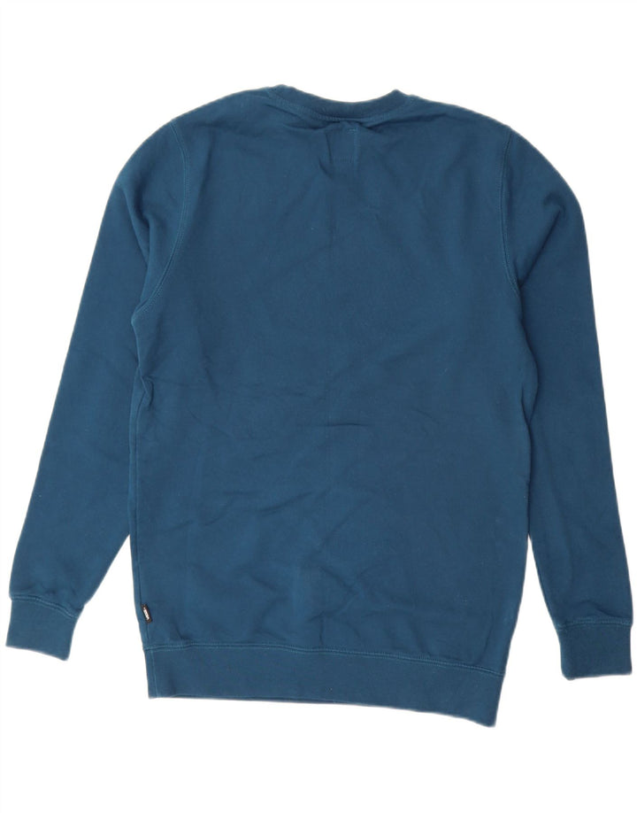 VANS Hombre Graphic Sudadera Jumper Small Azul Algodón