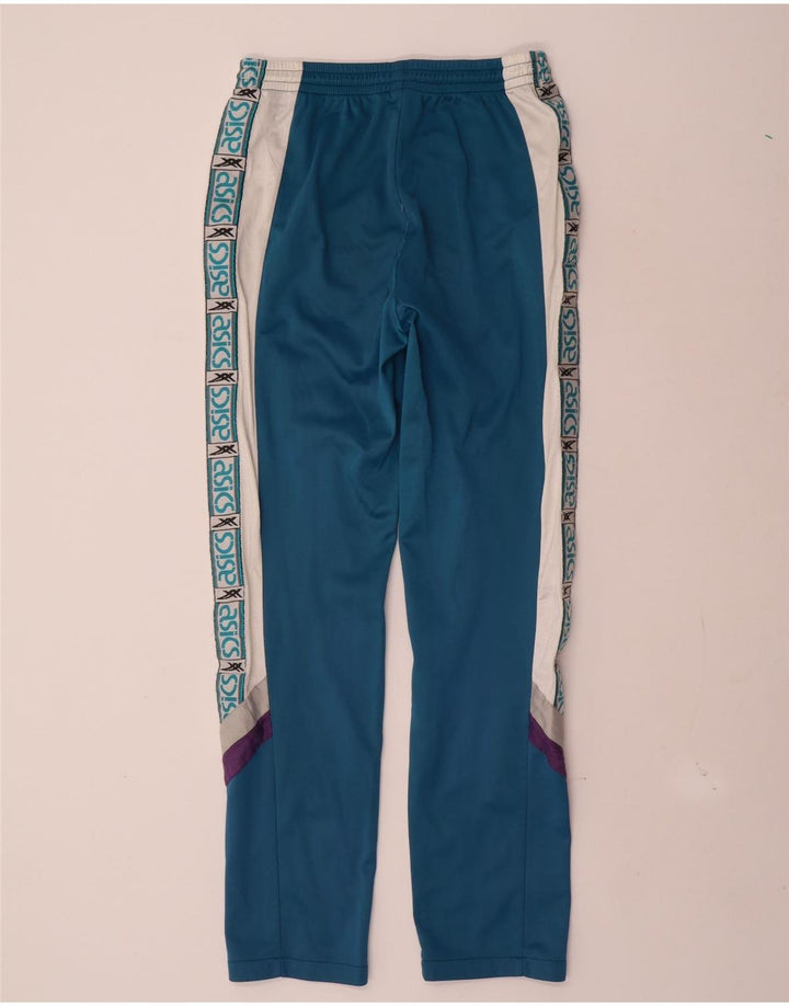 ASICS Pantalones de chándal gráficos para hombre IT 46 Small Blue Colourblock