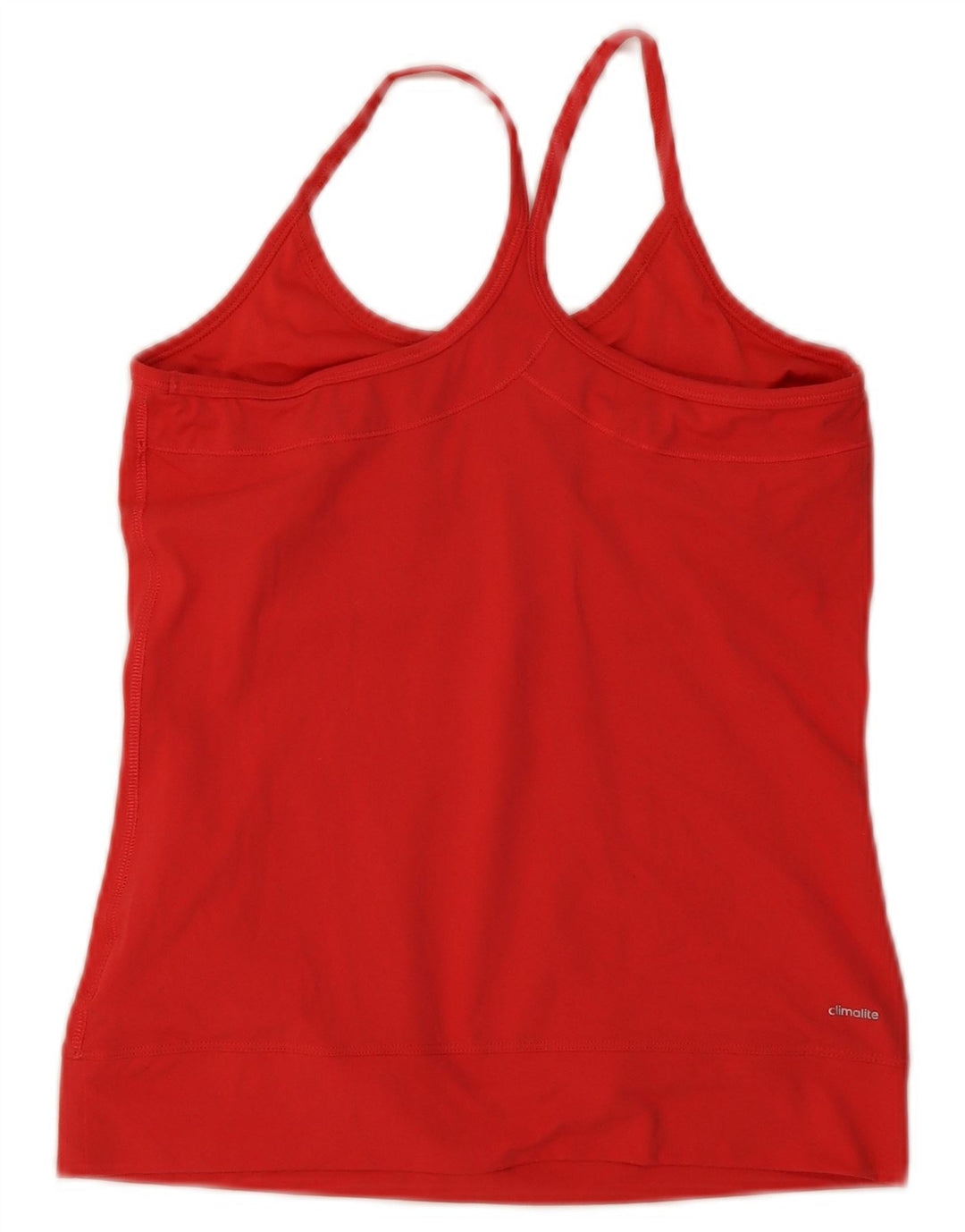 Adidas Mujer Climalite Chaleco Top UK 12 Medio Rojo Poliéster