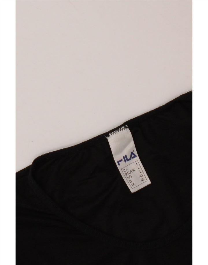 FILA Camiseta para mujer Top UK 44 Large Poliamida negra