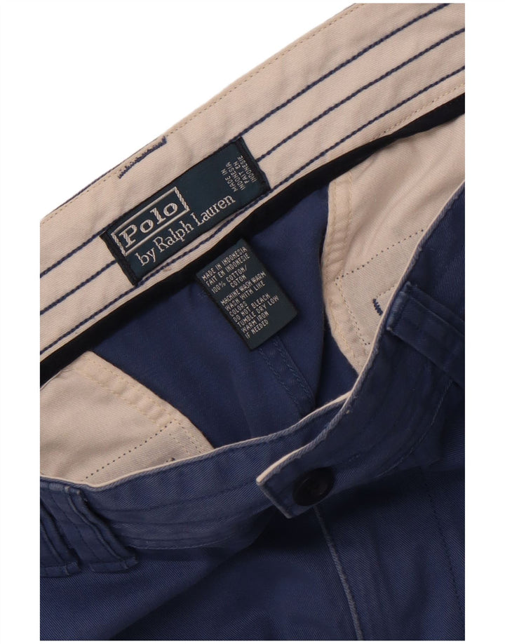 Polo Ralph Lauren Pantalones cortos cargo para hombre W32 Algodón azul medio