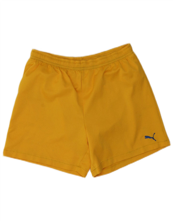 Pantalones Cortos Deportivos Puma Hombre Amarillo Medio