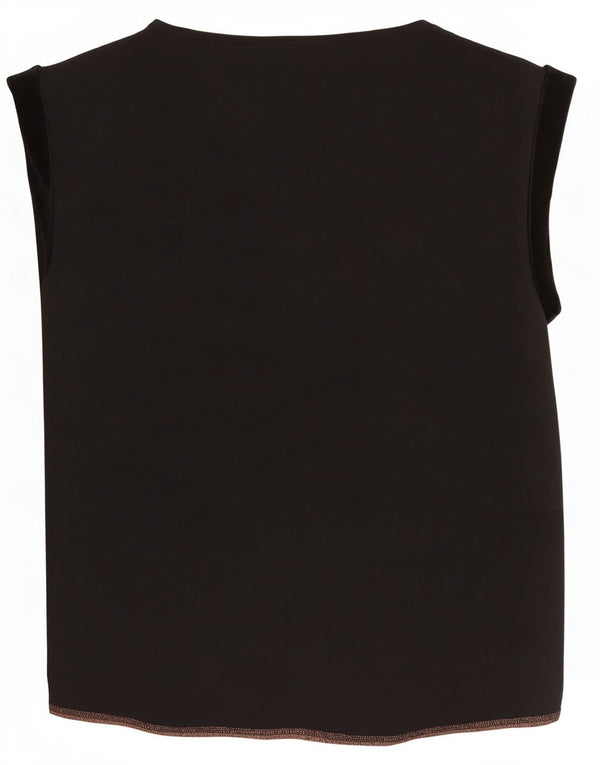 Oasis Top sin mangas para mujer UK 8 Small Poliéster con bloques de color multicolor