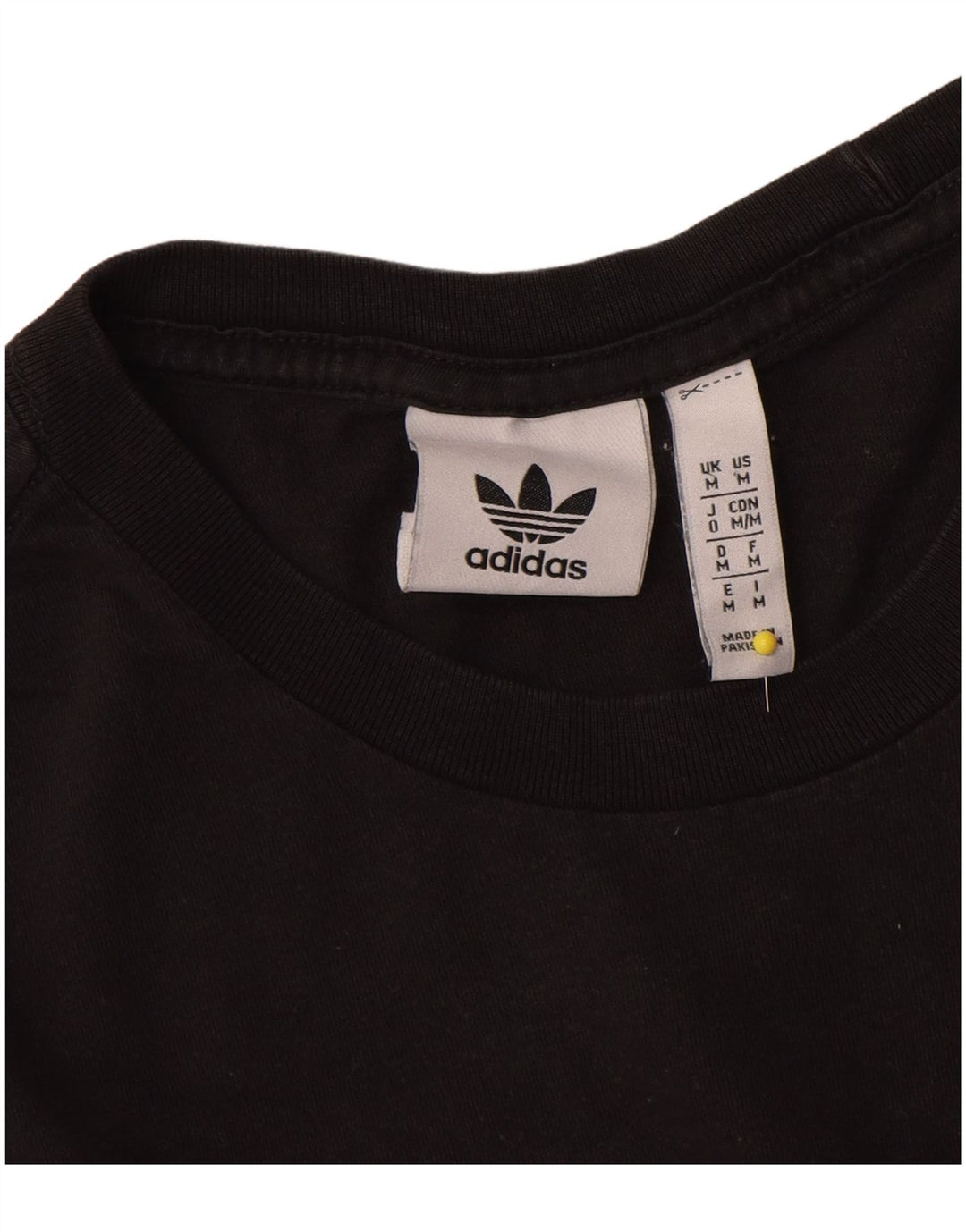 Camiseta Adidas Hombre Top Medium Negro Algodón
