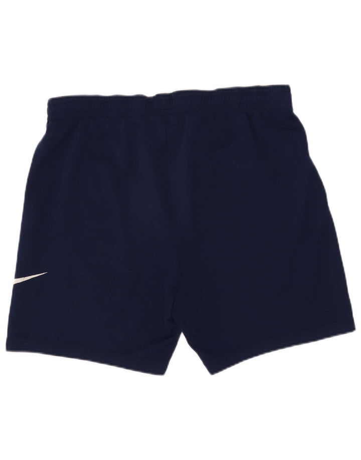 Nike - Pantalones cortos deportivos para hombre, talla grande, poliéster, color azul marino