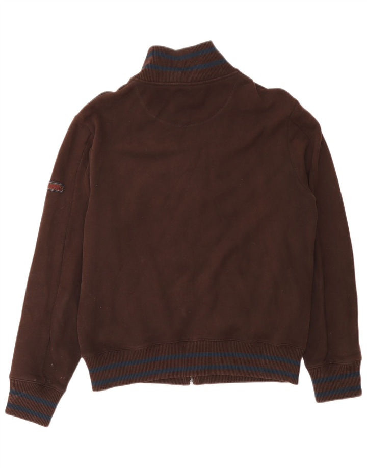 Best Company - Chaqueta de chándal para hombre, talla grande, algodón marrón