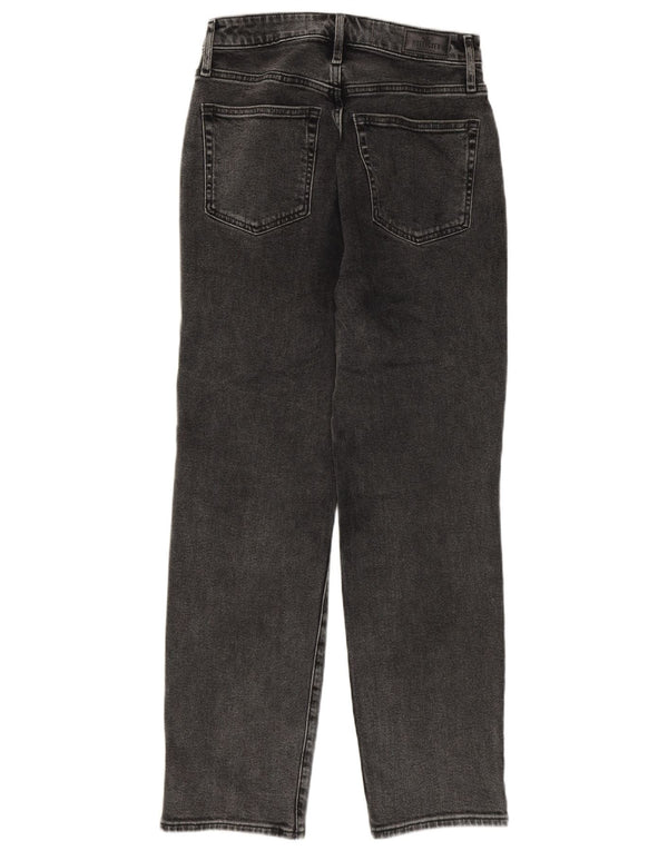 Hollister Jeans rectos desgastados para mujer US 3 Small W26 L27 Gris