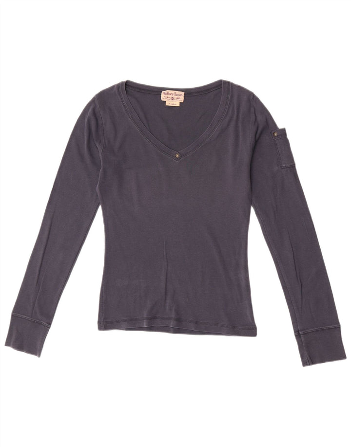 Marlboro Classics Top Mujer Manga Larga UK 40 XL Azul Marino