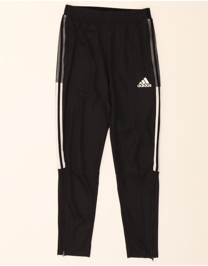 ADIDAS Mens Aeroready Tracksuit Trousers Small  Black Polyester Vintage Adidas and Second-Hand Adidas from Messina Hembry 