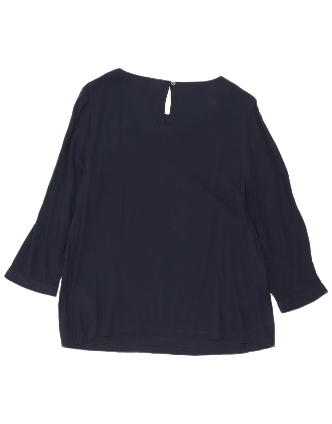White Stuff Blusa de manga 3/4 para mujer UK 40 Small Azul marino manchado