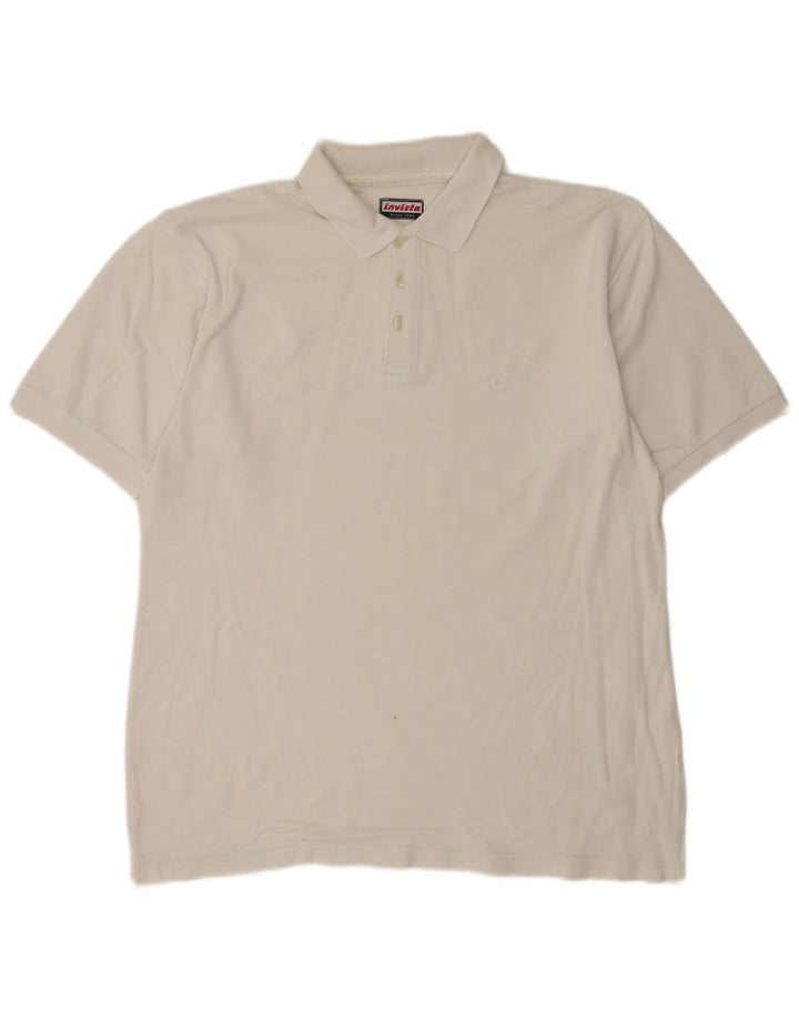 Polo Invicta Hombre Blanco Grande