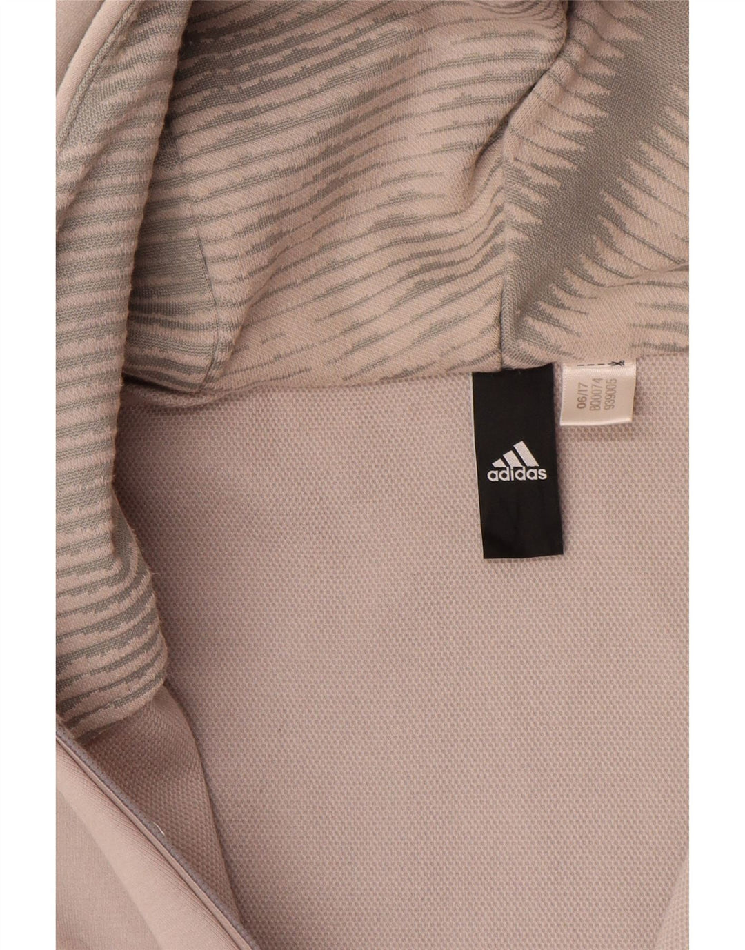 ADIDAS Sudadera con capucha y cremallera para hombre XL Gris