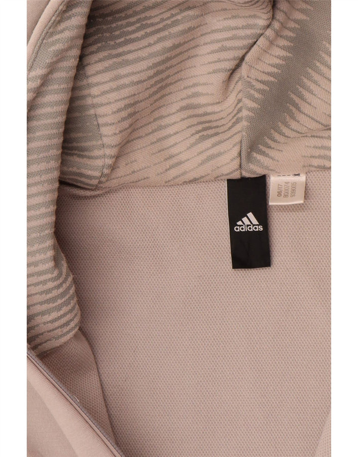 ADIDAS Sudadera con capucha y cremallera para hombre XL Gris
