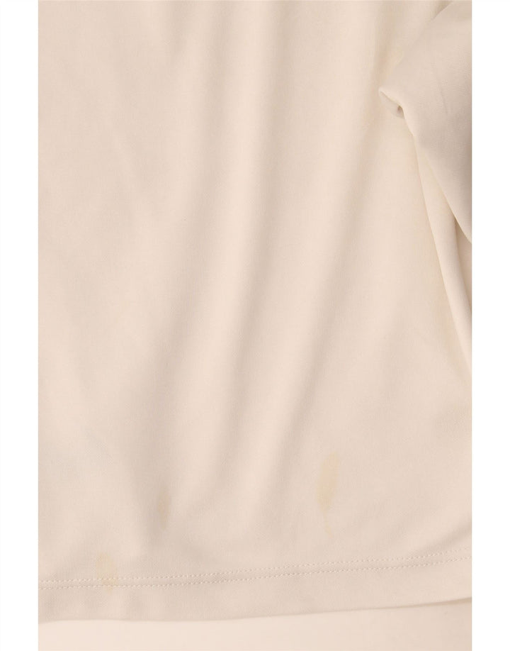 Nike - Pantalones cortos deportivos Dri Fit para hombre, poliéster blanco grande