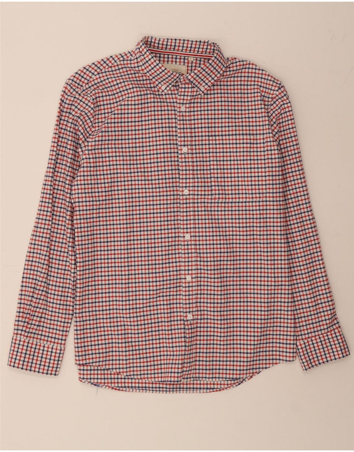 VINTAGE Mens Flannel Shirt Large Red Check Vintage Vintage and Second-Hand Vintage from Messina Hembry 