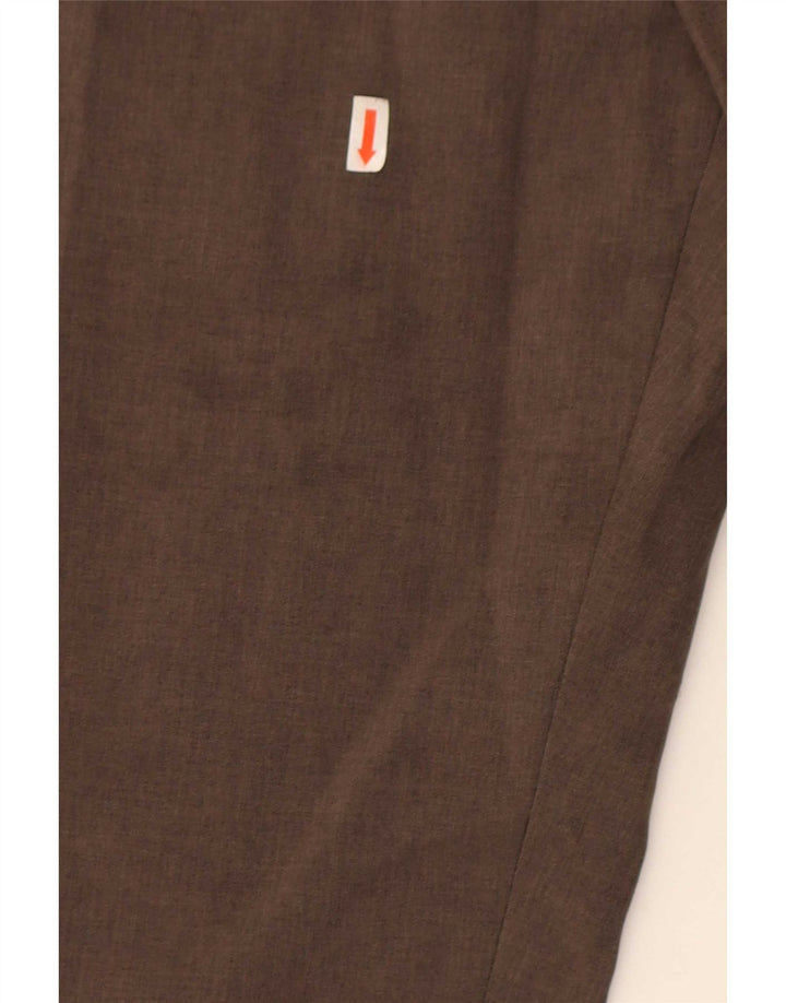 Farah Hombre Pantalón Chino Recto W40 L31 Poliéster Marrón