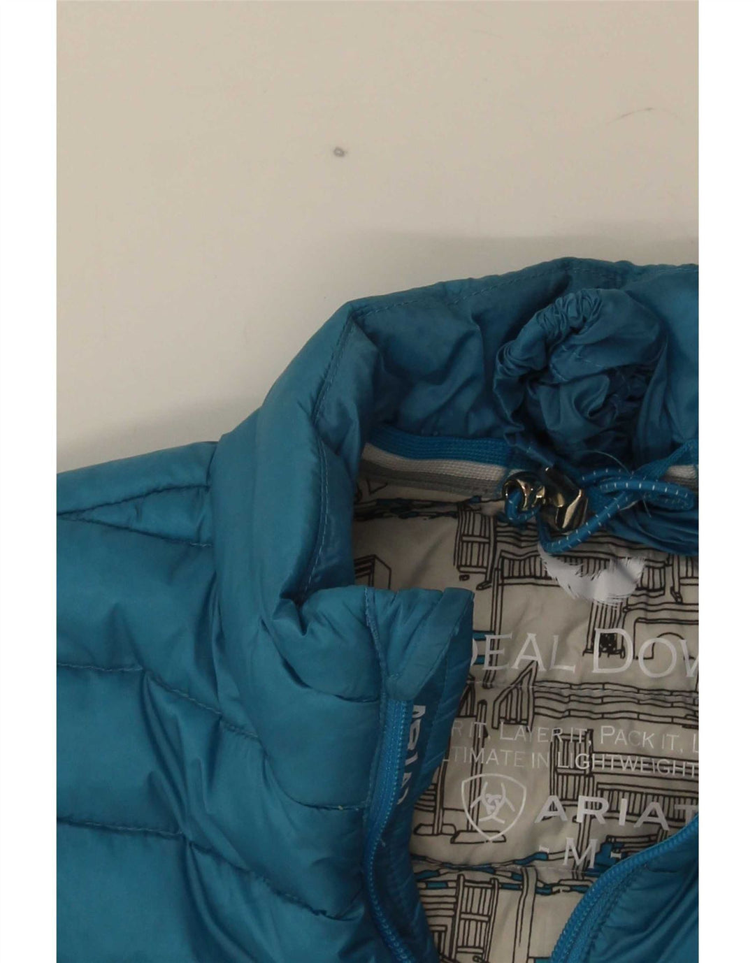 Chaleco acolchado para niña Ariat 9-10 años Nylon azul medio