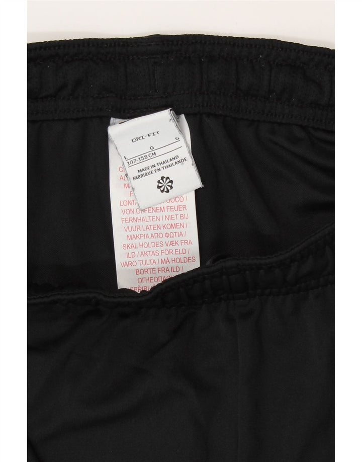Nike Pantalones cortos deportivos con gráficos para niños 12-13 años Grande Poliéster negro