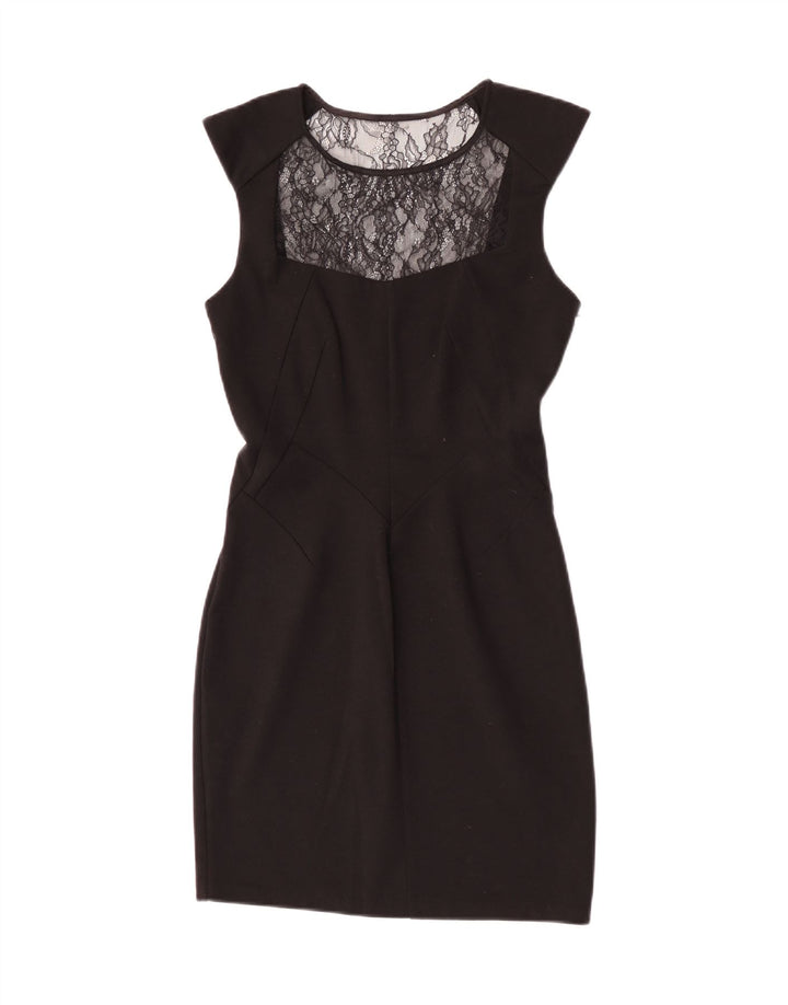 Oasis Vestido tubo para mujer UK 42 Mediano Poliéster negro