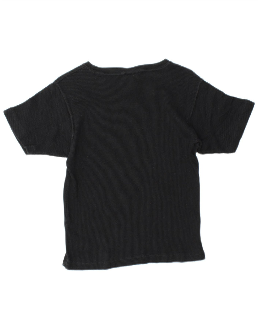 CHAMPION Camiseta corta para mujer UK 12 Medium Black Cotton