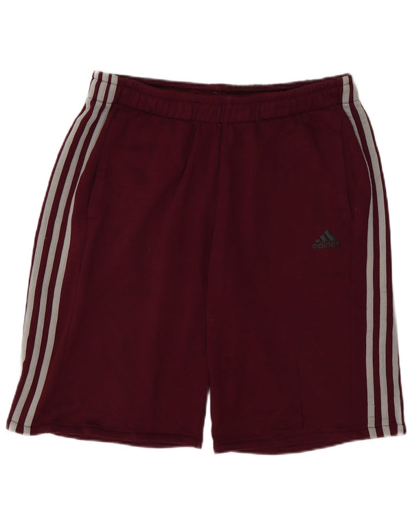 Adidas Mens Climalite Sport Shorts Grande Borgoña Poliéster