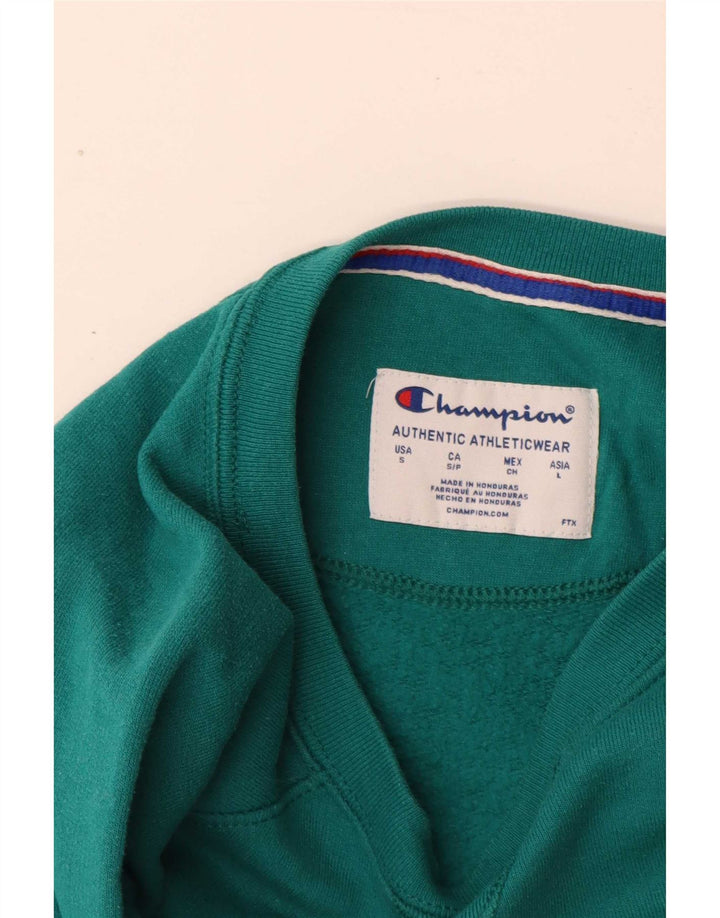 Champion Sudadera Gráfica Para Hombre Jersey Pequeño Poliéster Verde
