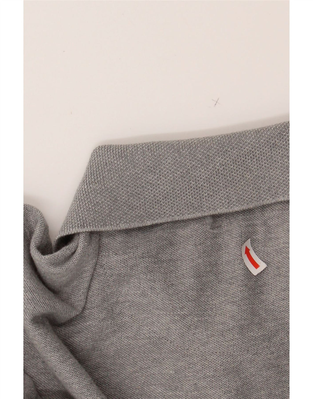 IZOD Mens Natural Fit Polo Shirt Medium Grey Striped Cotton Vintage Izod and Second-Hand Izod from Messina Hembry 