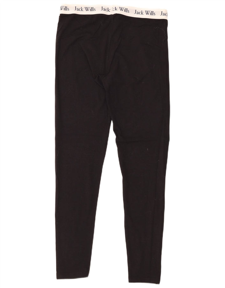 JACK WILLS Leggings gráficos para mujer UK 40 Mediano Negro Colorblock Algodón