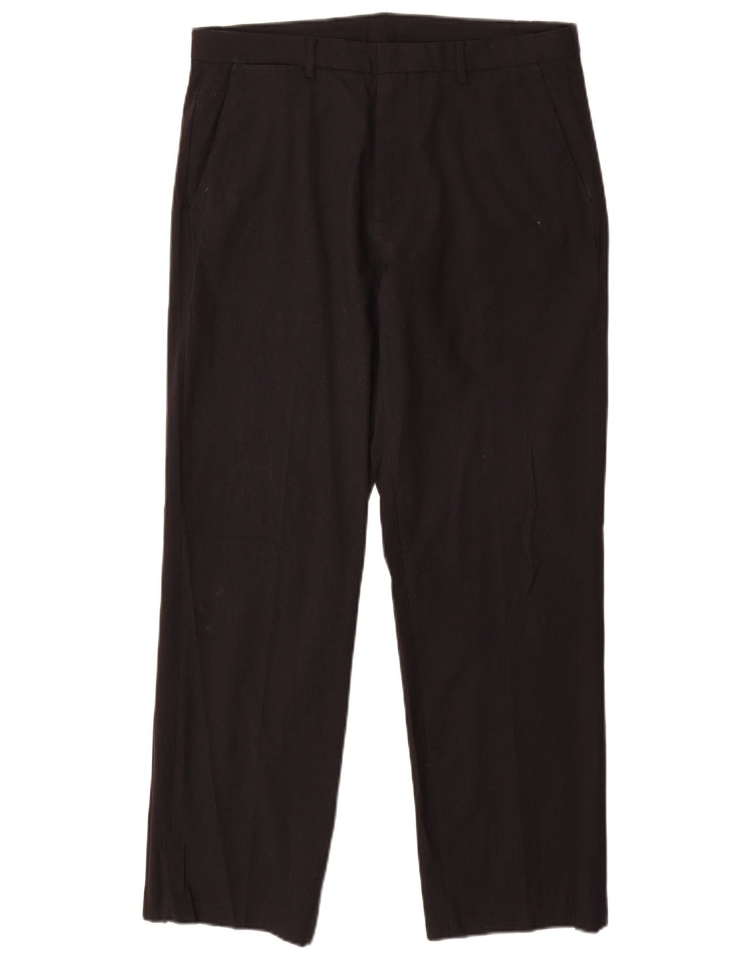 Pantalones chinos rectos Calvin Klein para hombre W32 L30 Poliéster negro