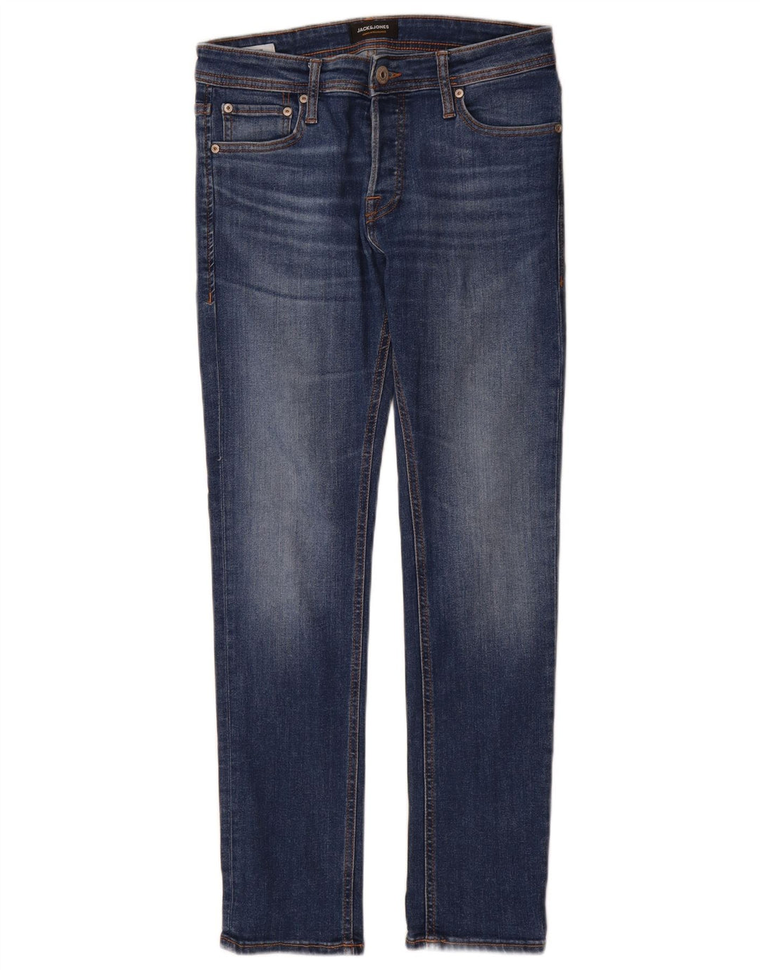 Jack & Jones Hombre GLENN Slim Jeans W29 L30 Algodón Azul