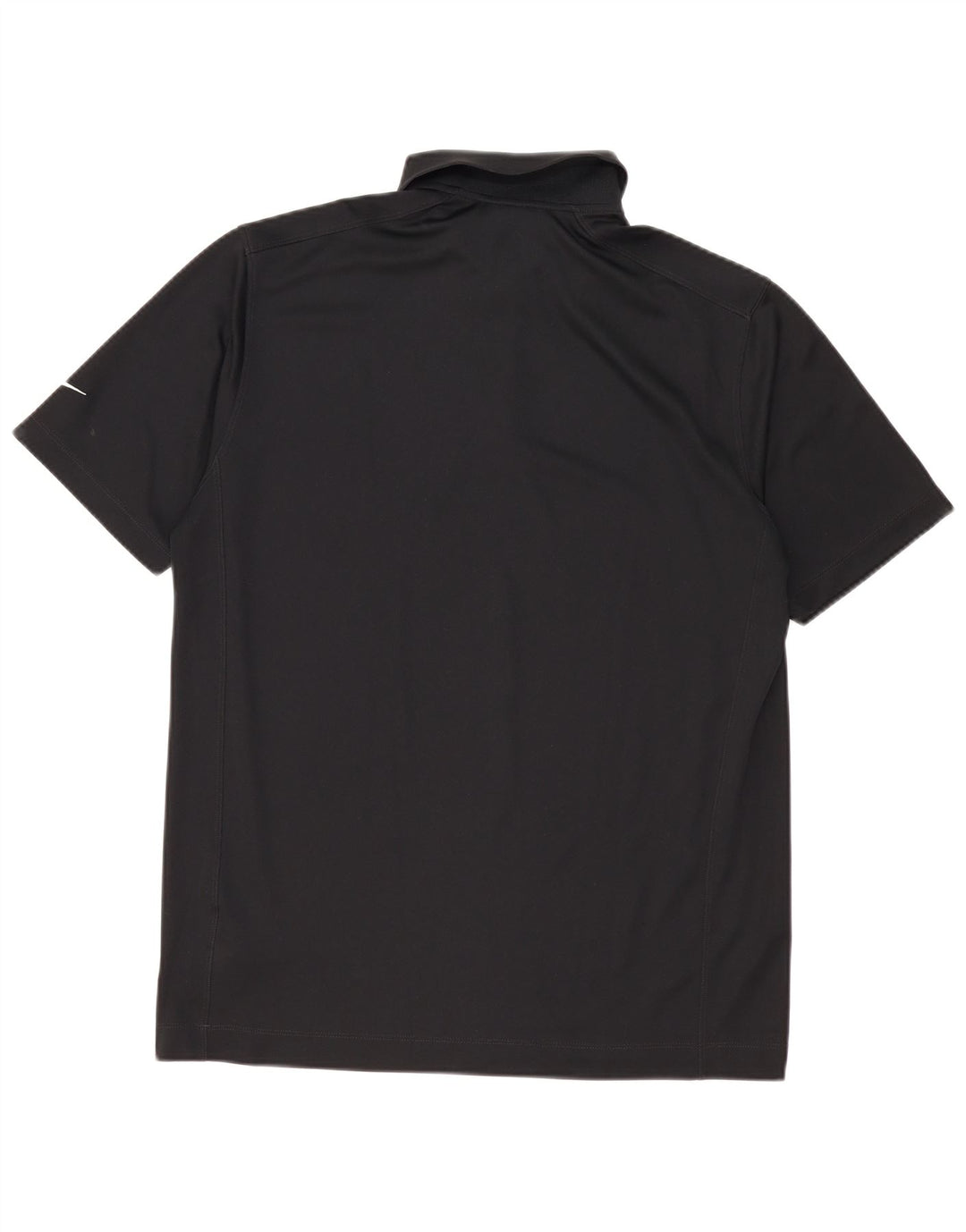 Nike Polo Dri Fit para hombre, talla grande, poliéster negro