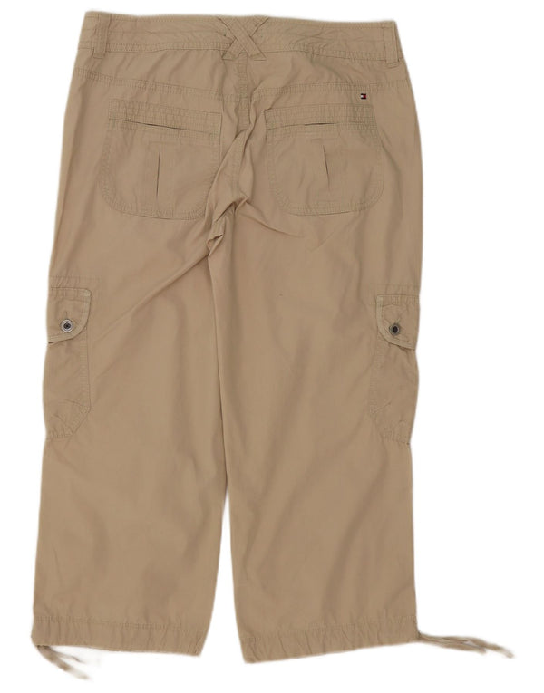 Tommy Hilfiger Pantalones Cargo Cortos para Mujer US 6 Medium W32 L24 Algodón Beige