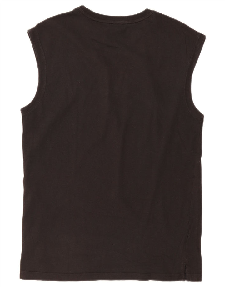 Puma Hombre Chaleco Top Pequeño Algodón Negro