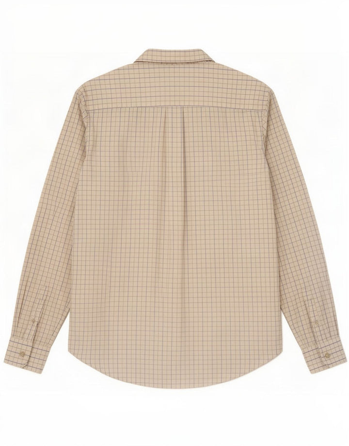 Camisa Tommy Hilfiger Custom Fit para hombre, talla pequeña, cuadros blancos