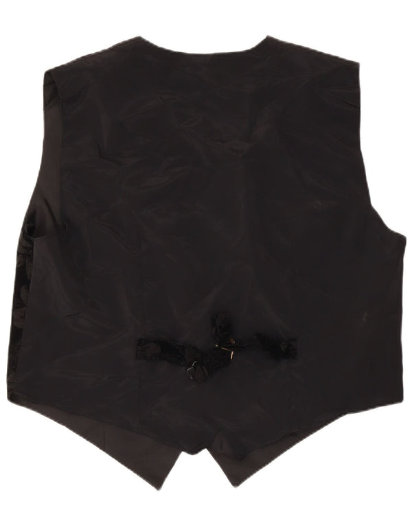 Chaleco CARINA para mujer UK 20 2XL Negro Floral