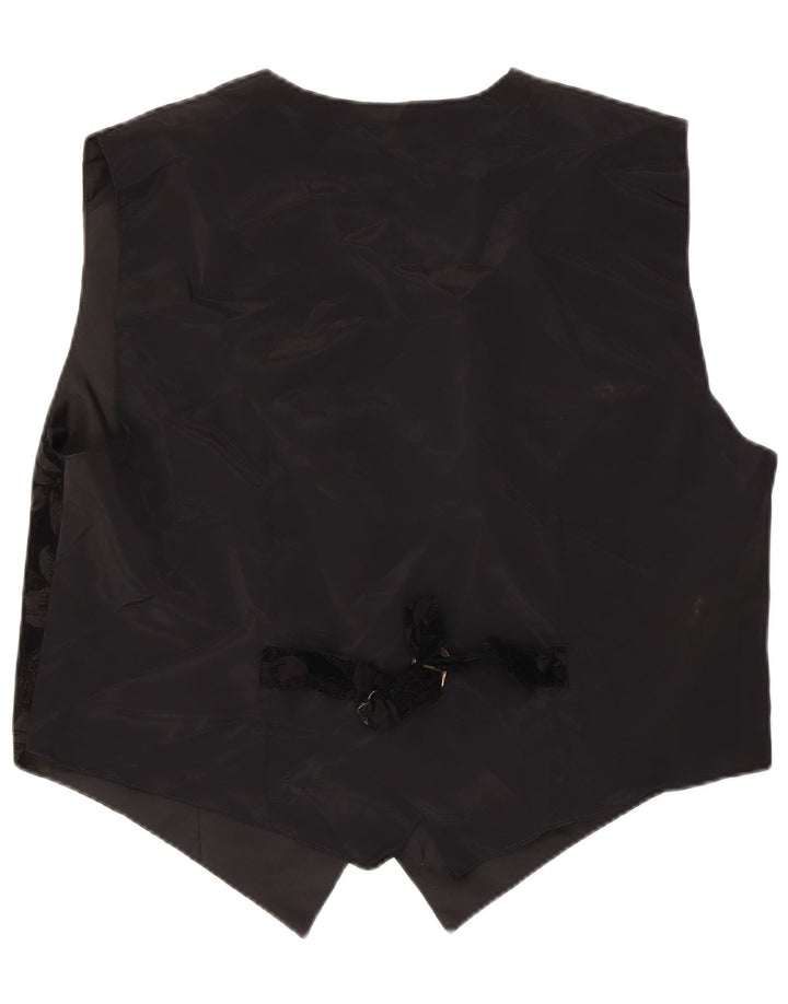 Chaleco CARINA para mujer UK 20 2XL Negro Floral