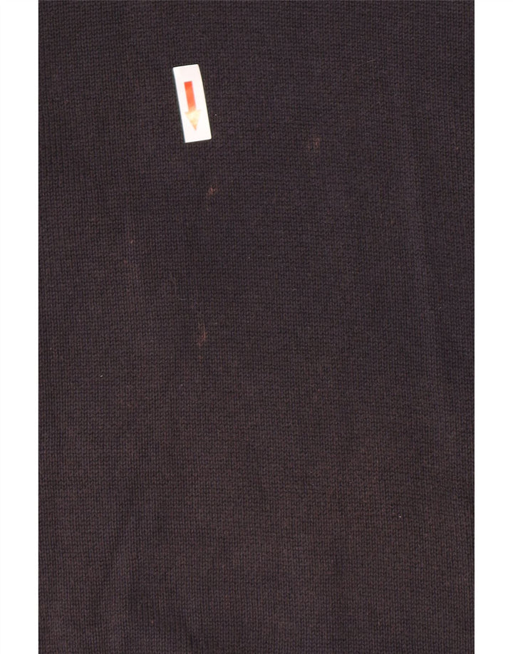 Marks & Spencer Jersey de cuello redondo azul Harbor para hombre, talla grande, azul marino