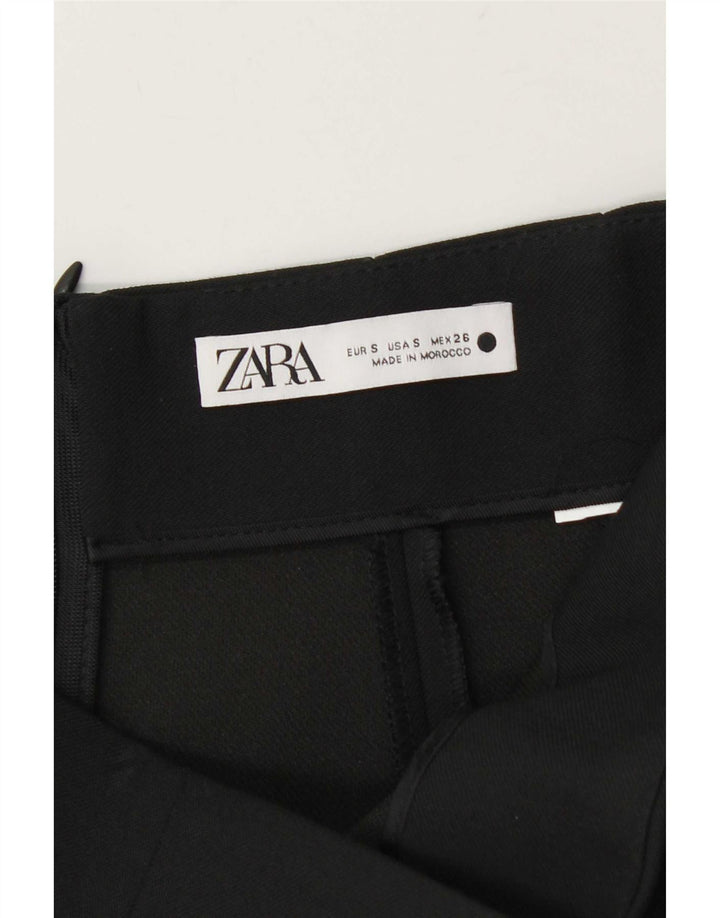 Zara Mujer Minifalda Pequeña W26 Negro