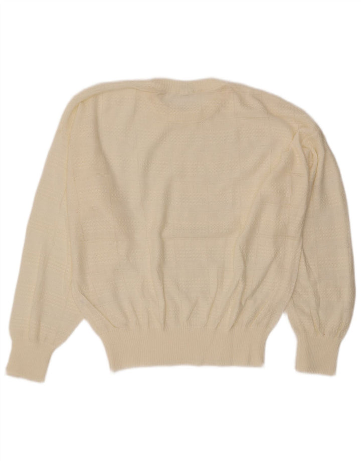 Apart Jersey de Cuello Redondo para Mujer EU 44 XL Blanco Roto