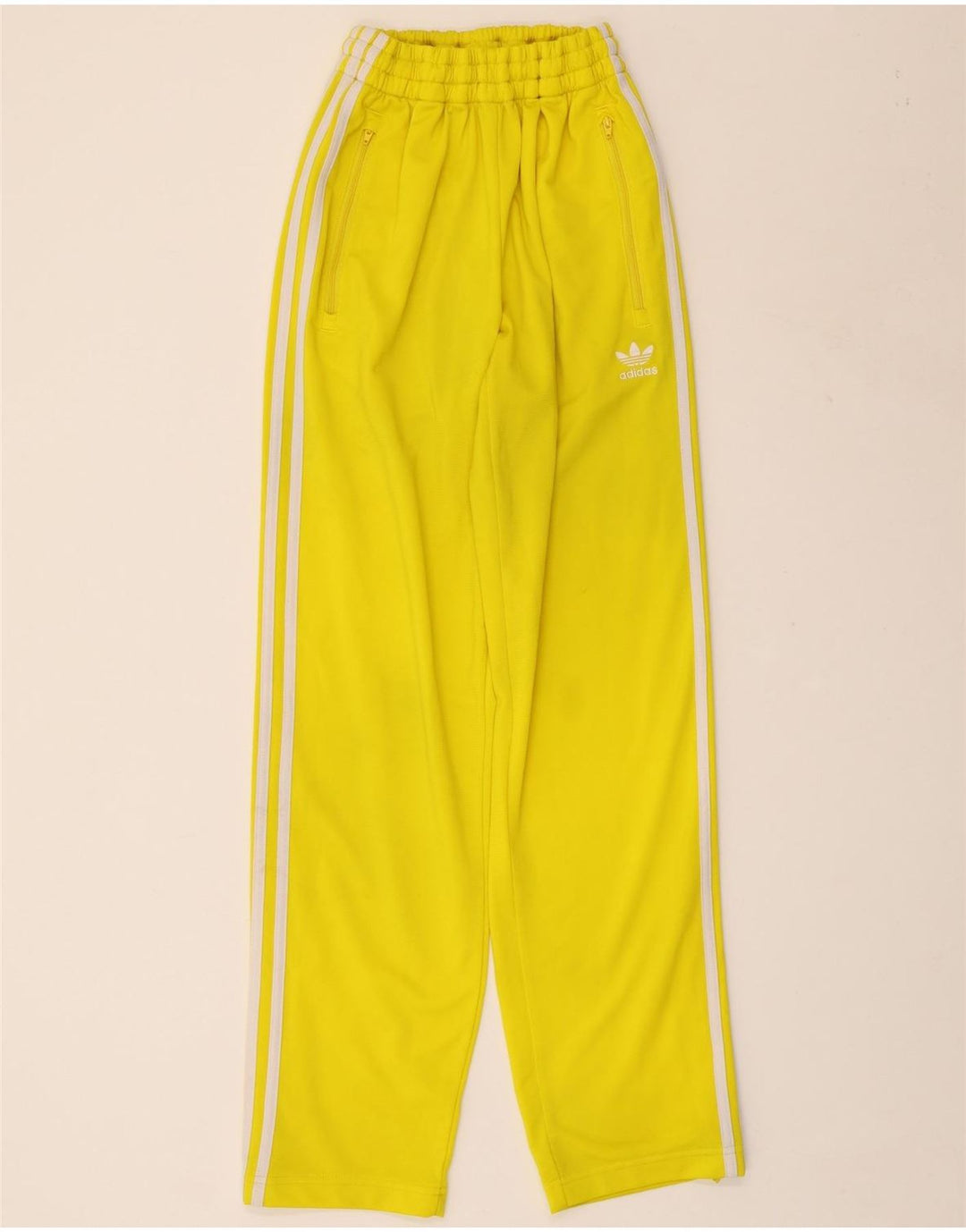 ADIDAS Pantalones de chándal para mujer UK 8 Small Amarillo Poliéster