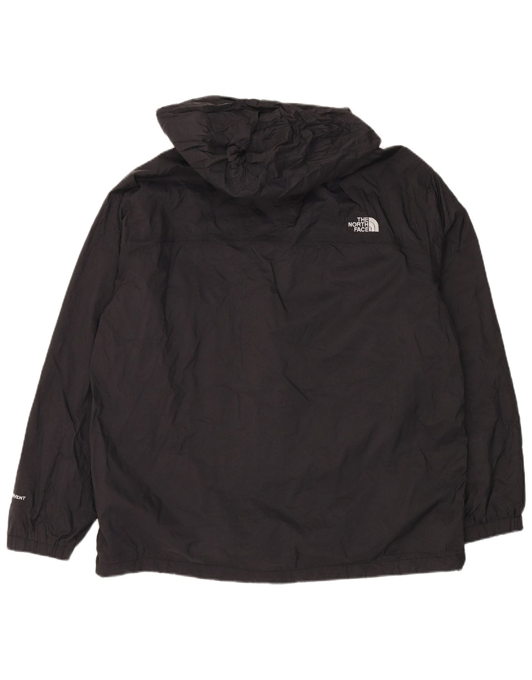 THE NORTH FACE Chaqueta impermeable con capucha para hombre UK 42 XL Nylon negro